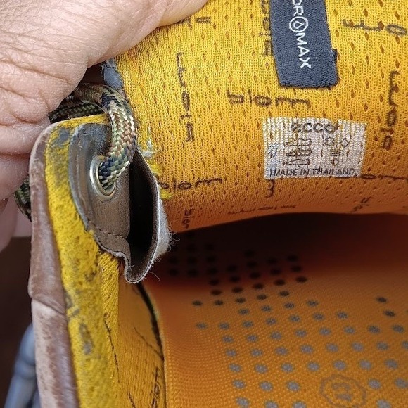 ECCO YAK Leather Waterproof Spikeless Golf Shoes Mens Size 43 EU 9.5-10 US - Picture 4 of 8